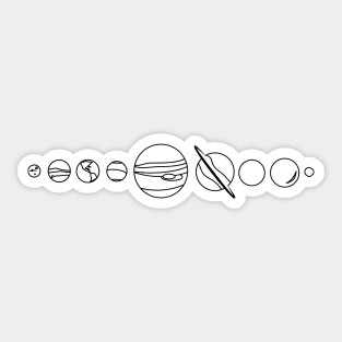 SOLAR SYSTEM Sticker